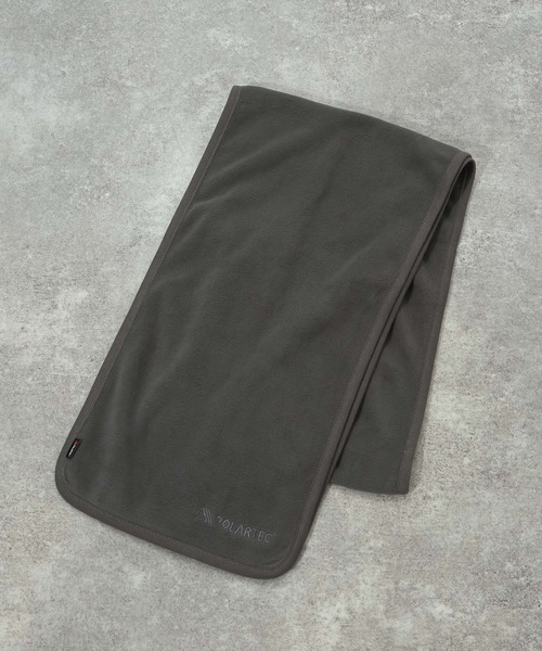 BAYFLOW（ベイフロー）の「【POLARTEC（ポーラテック）】フリースマフラー/ベーシック（ストール/ショール・メンズ・ブラック/カーキ/チャコール・FREE）」の2枚目の写真