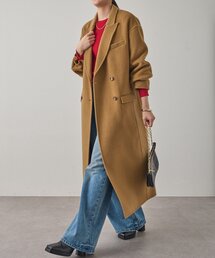 lounge dress コート　新品未使用 IKKA LOUNGE ノーカラーコート コート ダンボールニットノー