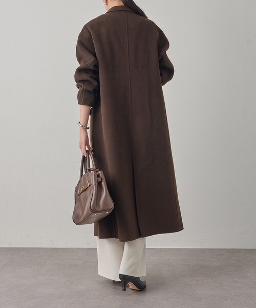 LOUNGEDRESS（ラウンジドレス）の「ピークドラペルリバーコート（その他アウター・レディース・キャメル/ブラウン・SMALL/MEDIUM）」の6枚目の写真