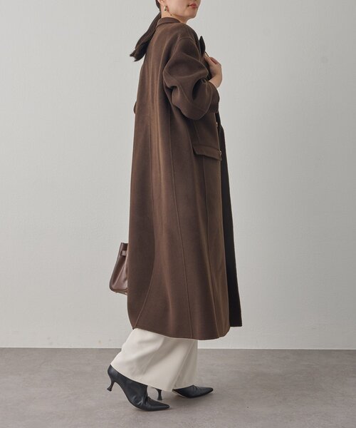 LOUNGEDRESS（ラウンジドレス）の「ピークドラペルリバーコート（その他アウター・レディース・キャメル/ブラウン・SMALL/MEDIUM）」の7枚目の写真