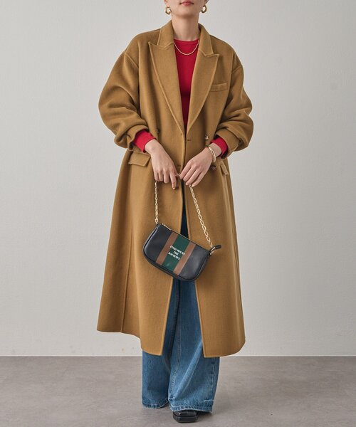 セール】ピークドラペルリバーコート（その他アウター）｜LOUNGEDRESS