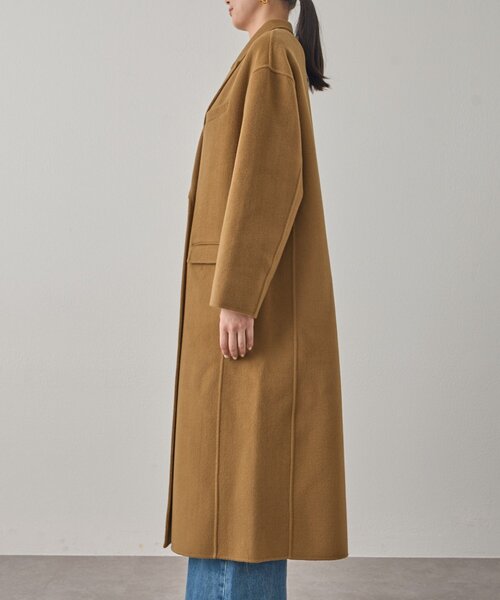 セール】ピークドラペルリバーコート（その他アウター）｜LOUNGEDRESS