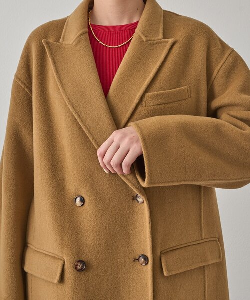 セール】ピークドラペルリバーコート（その他アウター）｜LOUNGEDRESS