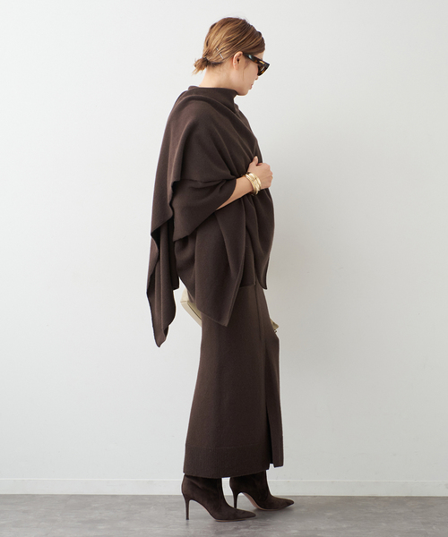 Deuxieme Classe（ドゥーズィエムクラス）の「OLBIA  ストール（ストール/ショール・レディース・ブラウン/ベージュ・FREE）」の8枚目の写真