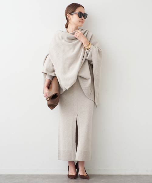 Deuxieme Classe（ドゥーズィエムクラス）の「OLBIA  ストール（ストール/ショール・レディース・ブラウン/ベージュ・FREE）」の14枚目の写真