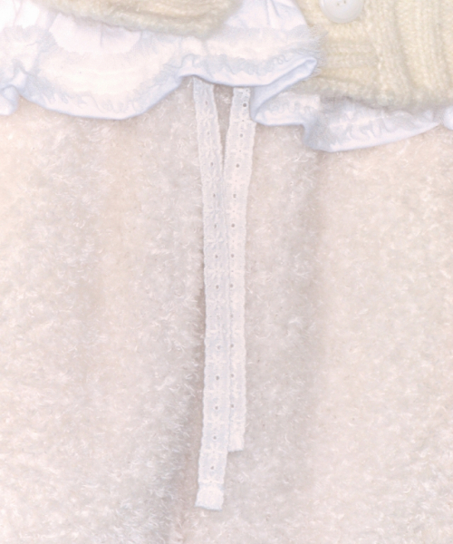 RONRON(ロンロン)の「FLEECE LACE DETAIL TRAINING PANTS IVORY(スウェットパンツ・レディース・その他・FREE)」の3枚目の写真
