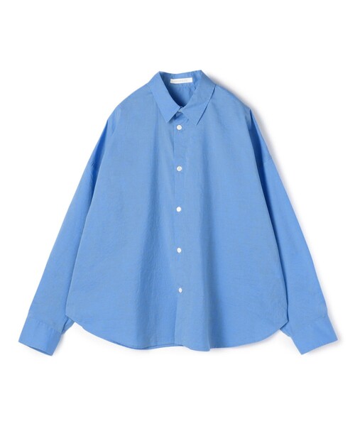 コットンシルクブロード ドロップショルダーシャツ（シャツ/ブラウス