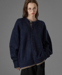 ONCILY | LAYERED EDGE KNIT CARDIGAN / レイヤードエッジニットカーディガン(カーディガン/ボレロ)