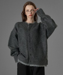 ONCILY | LAYERED EDGE KNIT CARDIGAN / レイヤードエッジニットカーディガン(カーディガン/ボレロ)