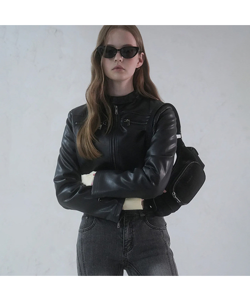 AVANDRESS(アバンドレス )の「Rider Art Leather Jacket BLACK(ライダースジャケット・レディース・ブラック・SMALL/MEDIUM)」の1枚目の写真