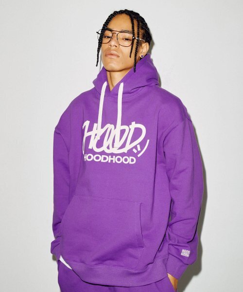 HOODHOOD(フッドフッド)の「シグネチャーロゴフードパーカー パープル(パーカー・メンズ・その他・MEDIUM/LARGE/X-LARGE)」の12枚目の写真