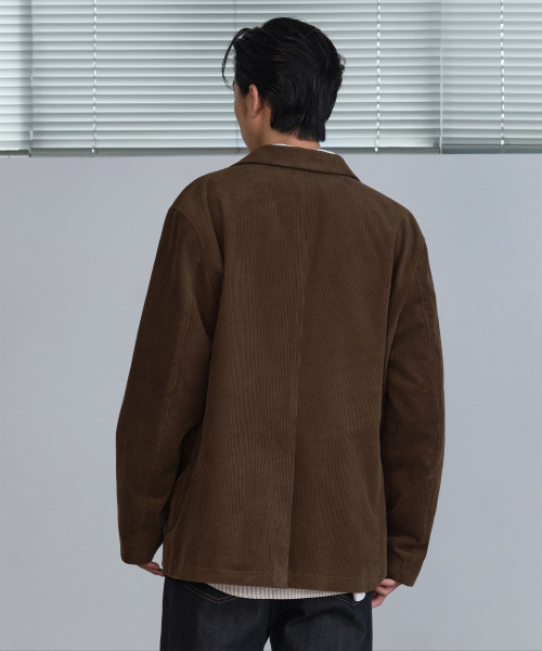 MUSINSA STANDARD（ムシンサスタンダード）の「[シティワーカーズ] 8Wコーデュロイブレザー [ブラウン]（テーラードジャケット・メンズ・その他・MEDIUM/LARGE/X-LARGE/XX-LARGE）」の3枚目の写真