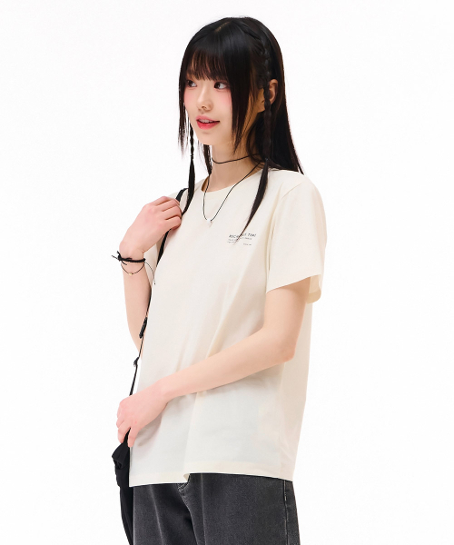 CHASECULT(チェイスカルト)の「ユニセックスクールラウンド半袖Tシャツ-イエロー(Tシャツ/カットソー・メンズ・イエロー・90/100/95/105/110)」の2枚目の写真