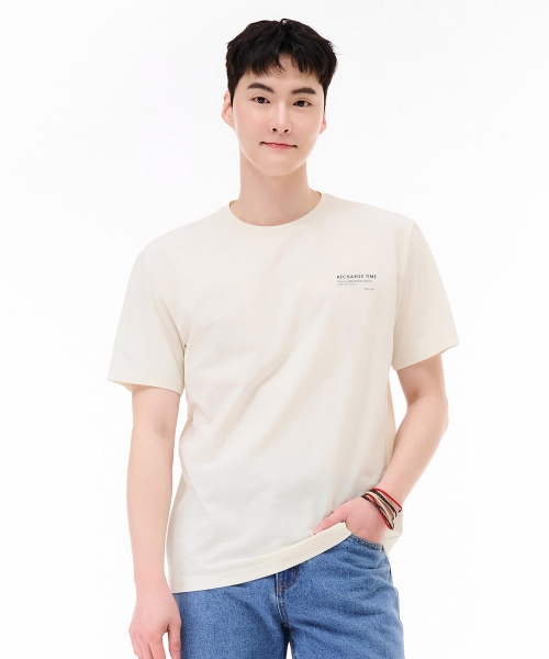 CHASECULT(チェイスカルト)の「ユニセックスクールラウンド半袖Tシャツ-イエロー(Tシャツ/カットソー・メンズ・イエロー・90/100/95/105/110)」の3枚目の写真