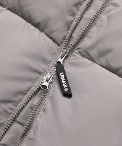 LEMAIN SECOND（リメインセカンド）の「2WAY OVERFIT VOLUME WELLON PUFFER SHORT PADDING [GRAY]（ダウンジャケット/コート・メンズ・その他・SMALL/MEDIUM/LARGE）」の6枚目の写真