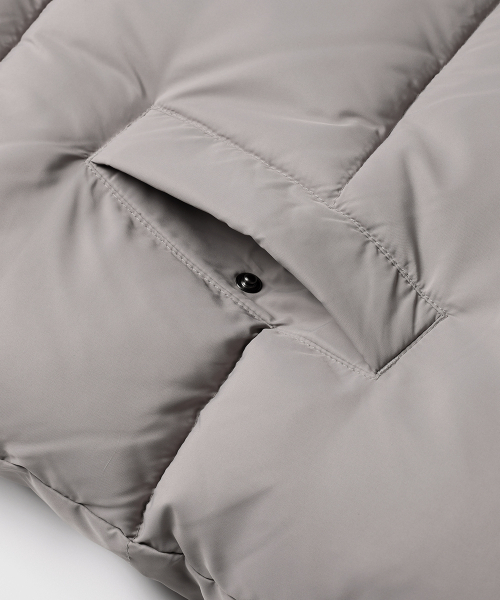 LEMAIN SECOND（リメインセカンド）の「2WAY OVERFIT VOLUME WELLON PUFFER SHORT PADDING [GRAY]（ダウンジャケット/コート・メンズ・その他・SMALL/MEDIUM/LARGE）」の7枚目の写真