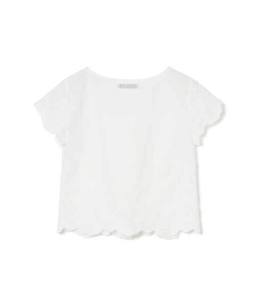 MILLO WOMEN（ミロウーマン）の「スカラップレースブラウス[ホワイト]（シャツ/ブラウス・レディース・その他・SMALL/MEDIUM）」の11枚目の写真