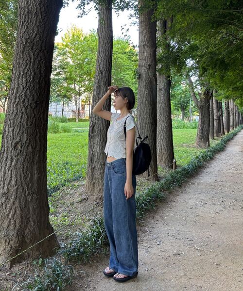 MILLO WOMEN（ミロウーマン）の「スカラップレースブラウス[ホワイト]（シャツ/ブラウス・レディース・その他・SMALL/MEDIUM）」の6枚目の写真