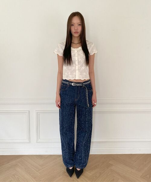 MILLO WOMEN（ミロウーマン）の「スカラップレースブラウス[ホワイト]（シャツ/ブラウス・レディース・その他・SMALL/MEDIUM）」の4枚目の写真