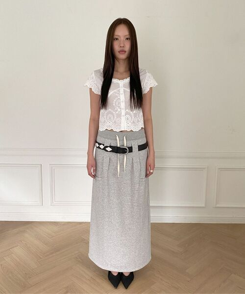 MILLO WOMEN（ミロウーマン）の「スカラップレースブラウス[ホワイト]（シャツ/ブラウス・レディース・その他・SMALL/MEDIUM）」の2枚目の写真