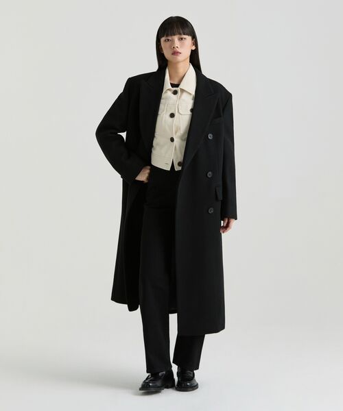 MUSINSA STANDARD WOMAN（ムシンサスタンダードウーマン）の「ウィメンズストレートコーデュロイパンツ[ブラック]（その他パンツ・レディース・その他・30/24/25/26/27/28/29）」の15枚目の写真