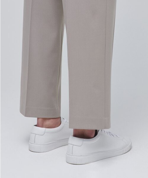 MUSINSA STANDARD（ムシンサスタンダード）の「ワイドヒドゥンバンディングクロップドスラックス[ライトベージュ]（スラックス・メンズ・その他・40/42/30/26/27/28/29）」の9枚目の写真