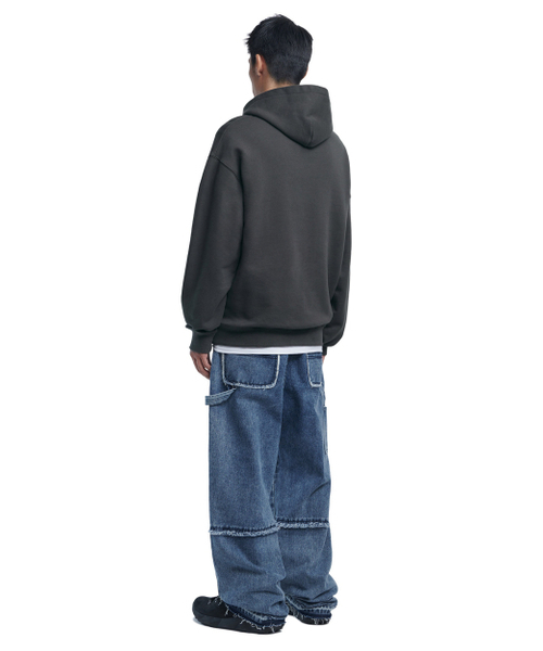 NOMANUAL（NOMANUAL）の「T.M HOODIE - CHARCOAL（パーカー・レディース・その他・LARGE/X-LARGE/SMALL/MEDIUM）」の4枚目の写真