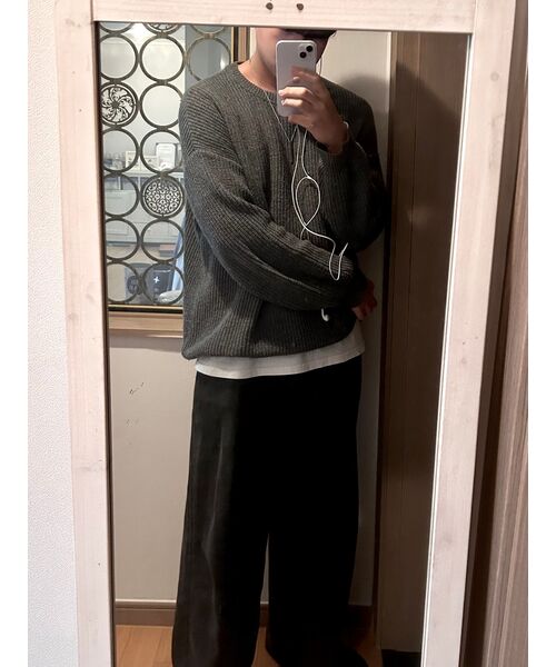 TAKEASY（テイクイージー）の「ラムスウールクルーネックオーバーニット（年次コール）（ニット/セーター・メンズ・その他・LARGE/SMALL/MEDIUM）」の14枚目の写真