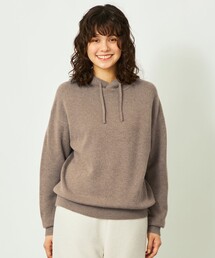 GREY LABEL ウールカシミヤニットパーカー