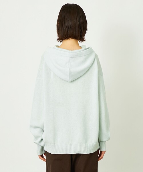 MACKINTOSH PHILOSOPHY（ﾏｯｷﾝﾄｯｼｭ ﾌｨﾛｿﾌｨｰ）の「GREY LABEL ウールカシミヤニットパーカー（ニット/セーター・レディース・レッド系その他/グリーン/ダークネイビー/ベージュ系その他4・6/2）」の11枚目の写真