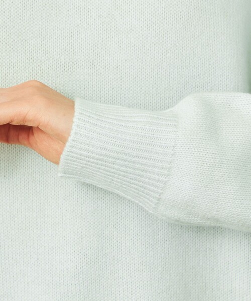 MACKINTOSH PHILOSOPHY（ﾏｯｷﾝﾄｯｼｭ ﾌｨﾛｿﾌｨｰ）の「GREY LABEL ウールカシミヤニットパーカー（ニット/セーター・レディース・レッド系その他/グリーン/ダークネイビー/ベージュ系その他4・6/2）」の12枚目の写真