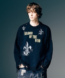 glamb（グラム）の「Sacred Damage Knit   セイクリッドダメージニット（ニット/セーター）」