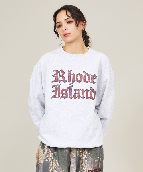 FRUIT OF THE LOOM(フルーツオブザルーム)の「【FRUIT OF THE LOOM/フルーツ・オブ・ザ・ルーム】PRINT SWEAT7/プリントスウェット/ユニセックス【WEB限定】(スウェット・メンズ・ホワイト/ネイビー/ブラック・M/L/XL)」の1枚目の写真