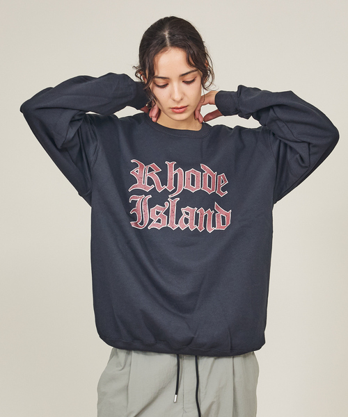 FRUIT OF THE LOOM(フルーツオブザルーム)の「【FRUIT OF THE LOOM/フルーツ・オブ・ザ・ルーム】PRINT SWEAT7/プリントスウェット/ユニセックス【WEB限定】(スウェット・メンズ・ホワイト/ネイビー/ブラック・M/L/XL)」の2枚目の写真