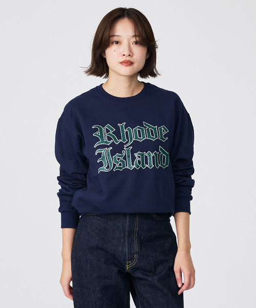 FRUIT OF THE LOOM(フルーツオブザルーム)の「【FRUIT OF THE LOOM/フルーツ・オブ・ザ・ルーム】PRINT SWEAT7/プリントスウェット/ユニセックス【WEB限定】(スウェット・メンズ・ホワイト/ネイビー/ブラック・M/L/XL)」の4枚目の写真
