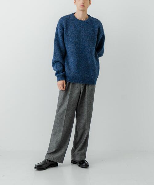 URBAN RESEARCH（アーバンリサーチ）の「W face Knit Pullover（ニット/セーター・メンズ・ブラウン/ブラック/チャコールグレー/ブルー・MEDIUM/LARGE）」の8枚目の写真