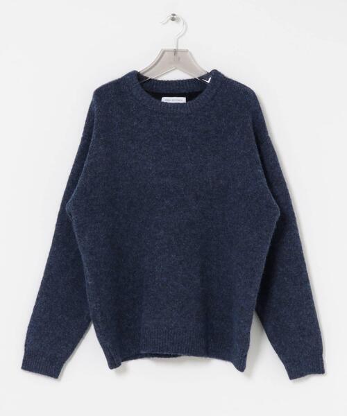URBAN RESEARCH（アーバンリサーチ）の「W face Knit Pullover（ニット/セーター・メンズ・ブラウン/ブラック/チャコールグレー/ブルー・MEDIUM/LARGE）」の11枚目の写真
