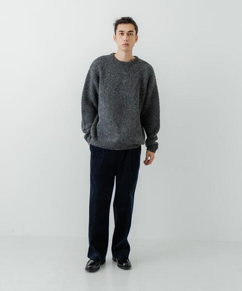 URBAN RESEARCH（アーバンリサーチ）の「W face Knit Pullover（ニット/セーター・メンズ・ブラウン/ブラック/チャコールグレー/ブルー・MEDIUM/LARGE）」の16枚目の写真