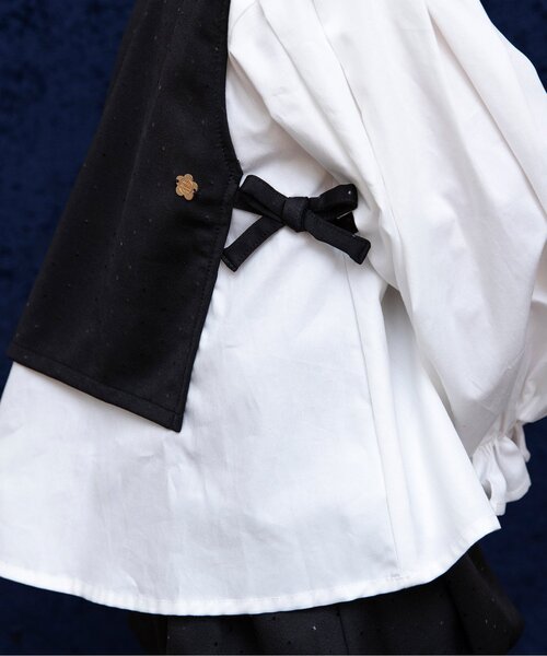 BREEZE(ブリーズ)の「Belchic 着せこみチュニック_ジュニア対応(シャツ/ブラウス・キッズ・グレー/ブラック・90/100/110/120/130/140)」の12枚目の写真