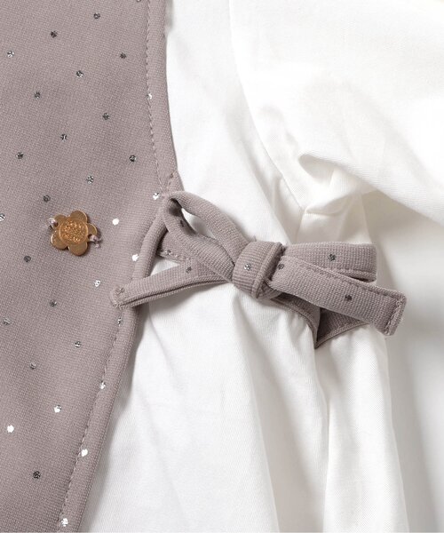 BREEZE(ブリーズ)の「Belchic 着せこみチュニック_ジュニア対応(シャツ/ブラウス・キッズ・グレー/ブラック・90/100/110/120/130/140)」の10枚目の写真