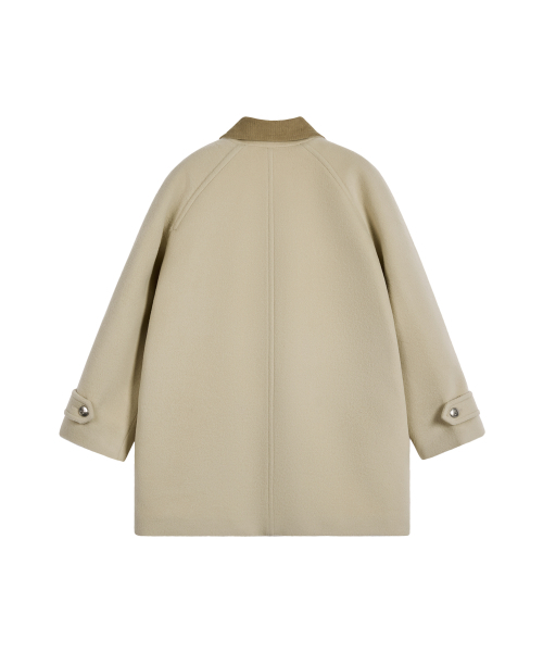 Rest&Recreation（レストアンドレクリエーション）の「WOOL BALMACAAN COAT - BEIGE（チェスターコート・レディース・その他・ONE）」の6枚目の写真
