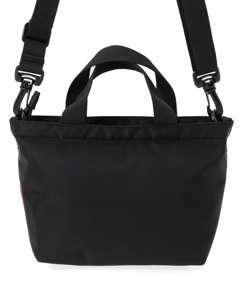 Manhattan Portage(マンハッタンポーテージ)の「Manhattan Portage/マンハッタンポーテージ ショルダーバック MICROTOTE BAG MATTE TWILL MP1381MTWL(ショルダーバッグ・メンズ・ブラック×ホワイト・FREE)」の3枚目の写真
