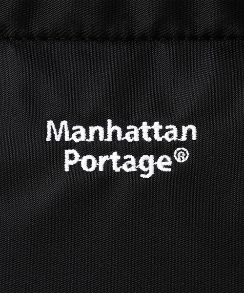 Manhattan Portage(マンハッタンポーテージ)の「Manhattan Portage/マンハッタンポーテージ ショルダーバック MICROTOTE BAG MATTE TWILL MP1381MTWL(ショルダーバッグ・メンズ・ブラック×ホワイト・FREE)」の8枚目の写真