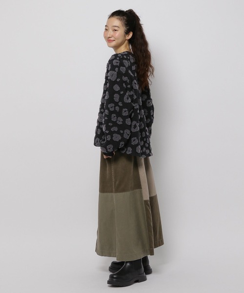 niko and...（ニコアンド）の「リメイクライクフレアスカート（スカート・レディース・アイボリー/カーキ/チャコール・FREE）」の21枚目の写真