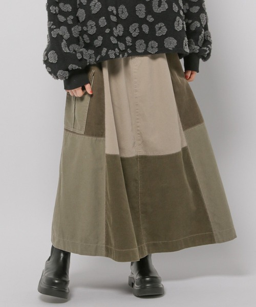niko and...（ニコアンド）の「リメイクライクフレアスカート（スカート・レディース・アイボリー/カーキ/チャコール・FREE）」の22枚目の写真
