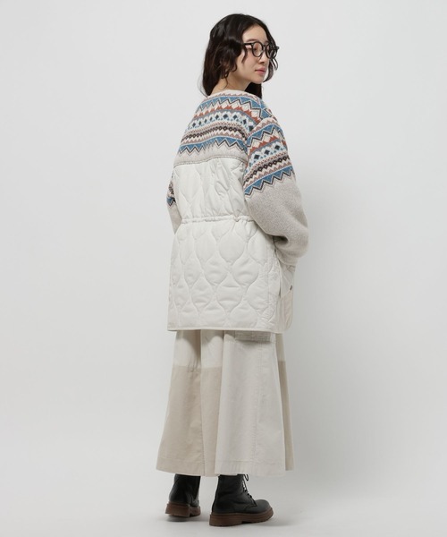 niko and...（ニコアンド）の「リメイクライクフレアスカート（スカート・レディース・アイボリー/カーキ/チャコール・FREE）」の18枚目の写真