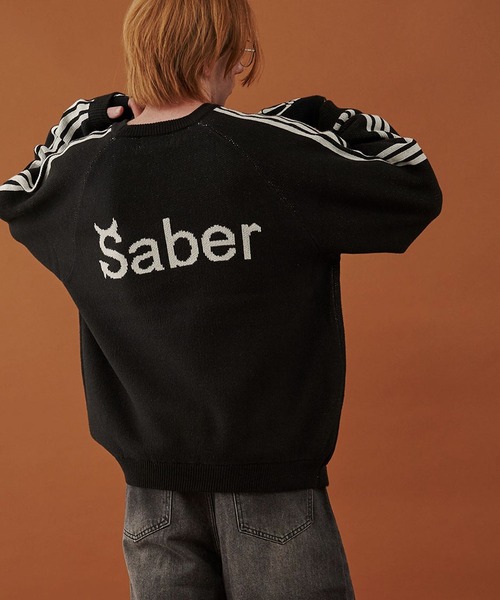 SeeSew(シーソー)の「【UNISEX】LINE KNIT PULLOVER/ラインニットプルオーバー(ニット/セーター・メンズ・アイボリー/ブラック・M/L)」の14枚目の写真