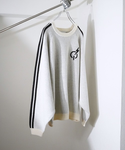 SeeSew(シーソー)の「【UNISEX】LINE KNIT PULLOVER/ラインニットプルオーバー(ニット/セーター・メンズ・アイボリー/ブラック・M/L)」の16枚目の写真
