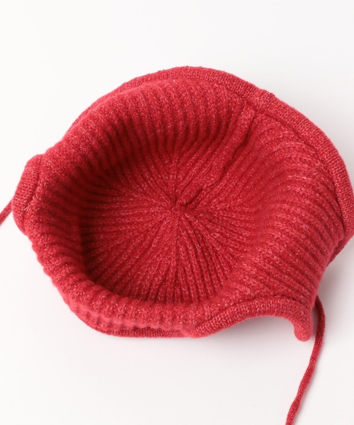 LOWRYS FARM（ローリーズファーム）の「ポンポンニットワッチ　 607280（ニットキャップ/ビーニー・キッズ・ブラック/レッド・FREE）」の13枚目の写真