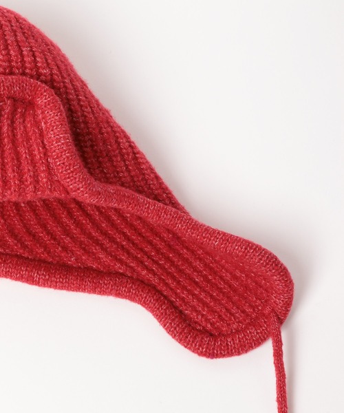 LOWRYS FARM（ローリーズファーム）の「ポンポンニットワッチ　 607280（ニットキャップ/ビーニー・キッズ・ブラック/レッド・FREE）」の18枚目の写真